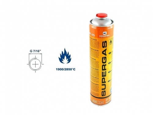 Kemper Supergas, 600 ml, 336g, 7/16˝
